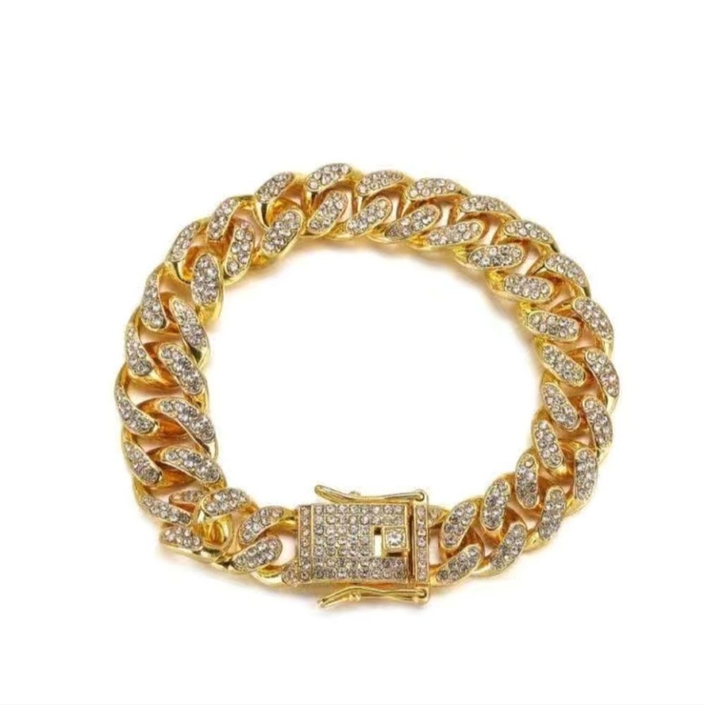 ✨️Hip Hop Geometric Cuban Chain Bracelet